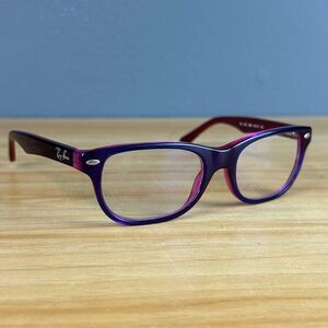 RayBan RB 1555 3666 Eyeglasses Violet On Fuxia Fluo Acetate Frame Only 46-16 125